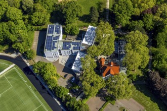 Aerial photo, Parkhotel Herne, Herne, Ruhr area, North Rhine-Westphalia, Germany, DE, Europe,