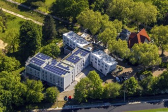Aerial photo, Parkhotel Herne, Herne, Ruhr area, North Rhine-Westphalia, Germany, DE, Europe,