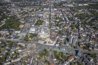 Aerial photograph, LWL Museum of Archaeology, demolition of Adler Haus, new building site