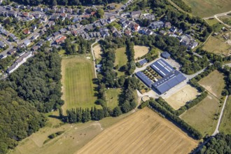 Aerial view, Bochum Riding School, Schultenhof Sports Centre - Home of the Bochum Cadets, Herne,
