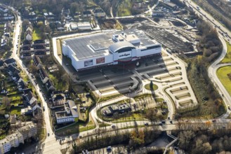 Aerial view, Zurbrüggen Wohn-Zentrum Herne, Herne-Süd, Herne, Ruhr area, North Rhine-Westphalia,