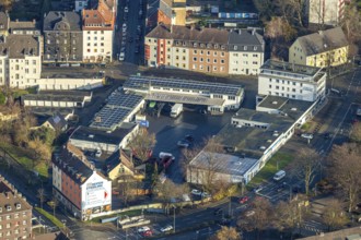 Aerial photo, Reifen Stiebling company premises, Herne-Mitte, Herne, Ruhr area, North