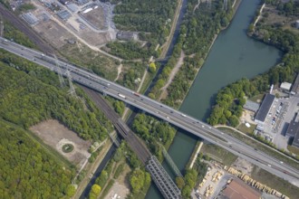 Motorway bridge A43 over the Rhine-Herne Canal will be closed for trucks, Emscher, A43 motorway,