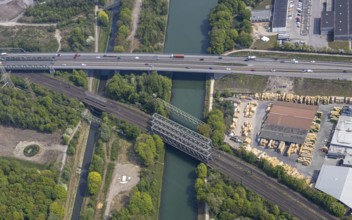 Motorway bridge A43 over the Rhine-Herne Canal will be closed for trucks, Emscher, A43 motorway,