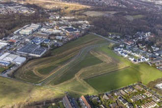 Aerial view, Planned construction area in the area Castroper Straße / An der Lime tree in Södingen
