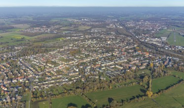 Aerial photo, Hammer Norden, Bockum-Hövel, Nordenstiftsweg, Bockumer Weg, Hamm, Ruhr area, North