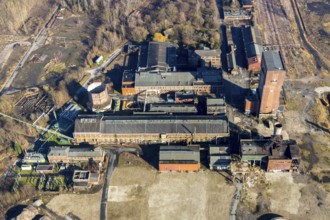 Aerial view, former Ost Heinrich Robert colliery, Wiescherhöfen, Hamm, Ruhr area, North