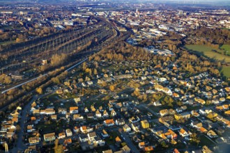 Aerial view, new development area Lohauserholz, Markusstraße, Danielstraße, Peterstraße, Hamm, Ruhr