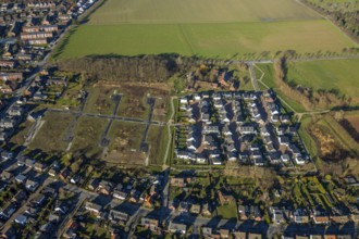 Aerial view, residential park Schulze-Everding, 2nd construction phase, new construction area,