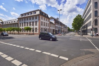 Mainz State Museum, Marstall, historic building, Baroque style, cultural history museum, traffic