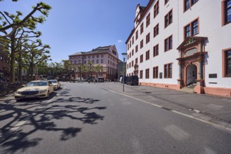 Leibniz Institute, historic building, general architecture, city center, taxi stand, asphalt road,