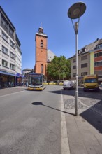 City center, church, St. Quintin, lantern, public transport, public transport, general