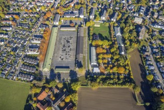 Aerial photo, Hamm Federal Administration Office and Main Customs Office, Central Accommodation