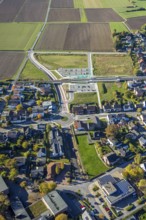 Aerial view, Westtünnen station on Südfeldweg and Von-Thünen-Straße for the future railway station,