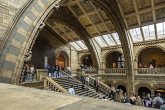 London, United Kingdom - 15 May 2025: The imposing Natural History Museum