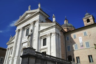 Statue of Blessed Mainard, Bishop of Urbino, Urbino Cathedral (UNESCO World Heritage List, 1998),
