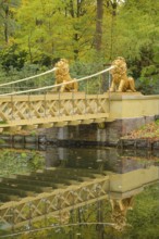 Löwenbrücke, autumn in Großer Tiergarten Park, Mitte, Berlin, Germany