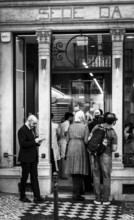 Black and white photography, Manteigaria, Fabríca de Pastéís de Nata, based in Lisbon, Portugal