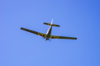 A Moravan Zlin Z-526 aerobatic aircraft, registration D-EWXA, during a demonstration as part of an