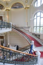 Foyer, staircase, Latvian National Museum of Art LNMM, Jana Rozentala laukums, Riga, Latvia