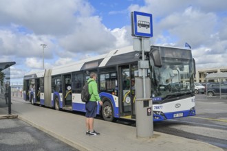 Bus line 22, Riga International Airport, Riga, Latvia