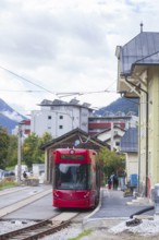 Stubaitalbahnim Bahnhof, Flupmes, Stubai Valley, Tyrol, Austria