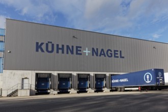 Warenlager Kühne u. Nagel, logistics service provider, Logoport, Duisburger Hafen,