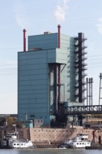 Hüttenwerke Krupp Mannesmann, HKM, Werkshafen am Rhein, Duisburg, Ruhr Area, North