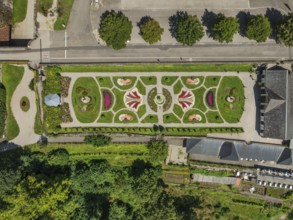 Castle Park, Langenburg Castle, Langenburg, Hohenlohe, Baden-Württemberg, Germany, Langenburg,