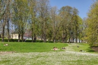 Spring in Rosenstein Park, Stuttgart, Baden-Württemberg Germany
