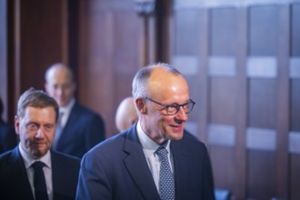 Minister President Michael Kretschmer welcomed the Federal Chancellor to Dresden and will accompany