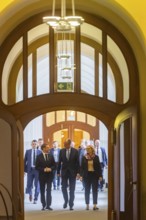 Minister President Michael Kretschmer welcomed the Federal Chancellor to Dresden and will accompany