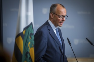 Minister President Michael Kretschmer welcomed the Federal Chancellor to Dresden and will accompany