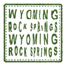 Wyoming Rock Springs Sustainable Tourism Concept