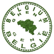 Belgium Ghent Sustainable Tourism Concept