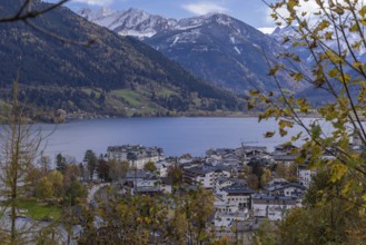 Landscape panorama, autumn, mountains, Zell am See, Pinzgau