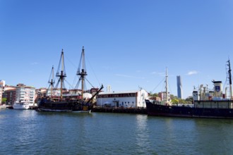 Worlds largest ocean going wooden sailing ship, replica of historic Swedish East Indiaman Gotheborg