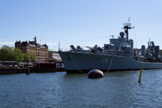 Floating maritime museum Maritiman on the Gota river on May 12, 2025 in Gothenburg, Sweden