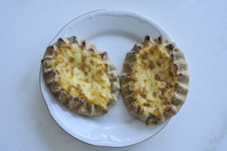 Karelian pierogi, karjalanpiirakka, typical Finnish dish, Helsinki, Finland