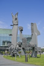 Artwork Song Trees Pikes song, Laulupuut-veistos, Helsinki, Finland