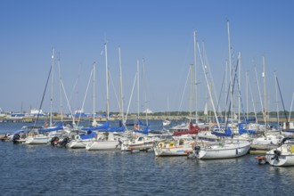 Marina, ships, Noblessner harbour area, Kalamaja, Tallinn, Estonia