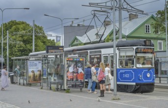 Tram, tram, Balti Jaam, Kalamaja, Tallinn, Estonia