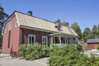 Iisalmi rectory, old wooden house, Seurasaari open-air museum, Seurasaaren ulkomuseo, Helsinki,