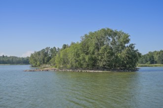 Small island in the archipelago off Seurasaari Island, Helsinki, Finland
