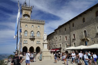 San Marino, Palazzo Pubblico, Piazza della Liberta, Statue of Liberty, Monte Titano, Republic of