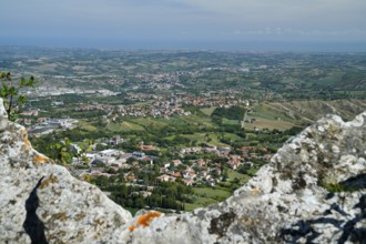 View of the countryside of Torre del Montale, San Marino, Republic of San Marino, Italy