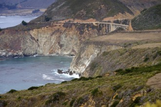 Coastal road near San Luis Obispo, California, USA