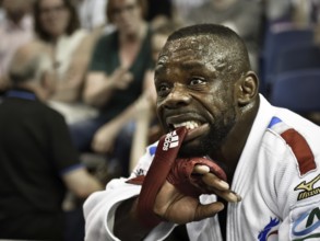 WROCLAW, POLAND - JULY 29, 2017: Ju-Jitsu Fighting tournament during the The World Games 2017.