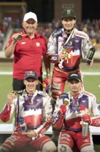 WROCLAW, POLAND - JULY 29, 2017: Speedway couple turnament during The World Games 2017. Decoration