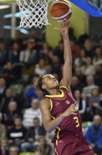 POKOWICE, POLAND - NOVEMBER 9, 2016: Women basketball Euroleague match CCC Polkowice - Nadezhda
